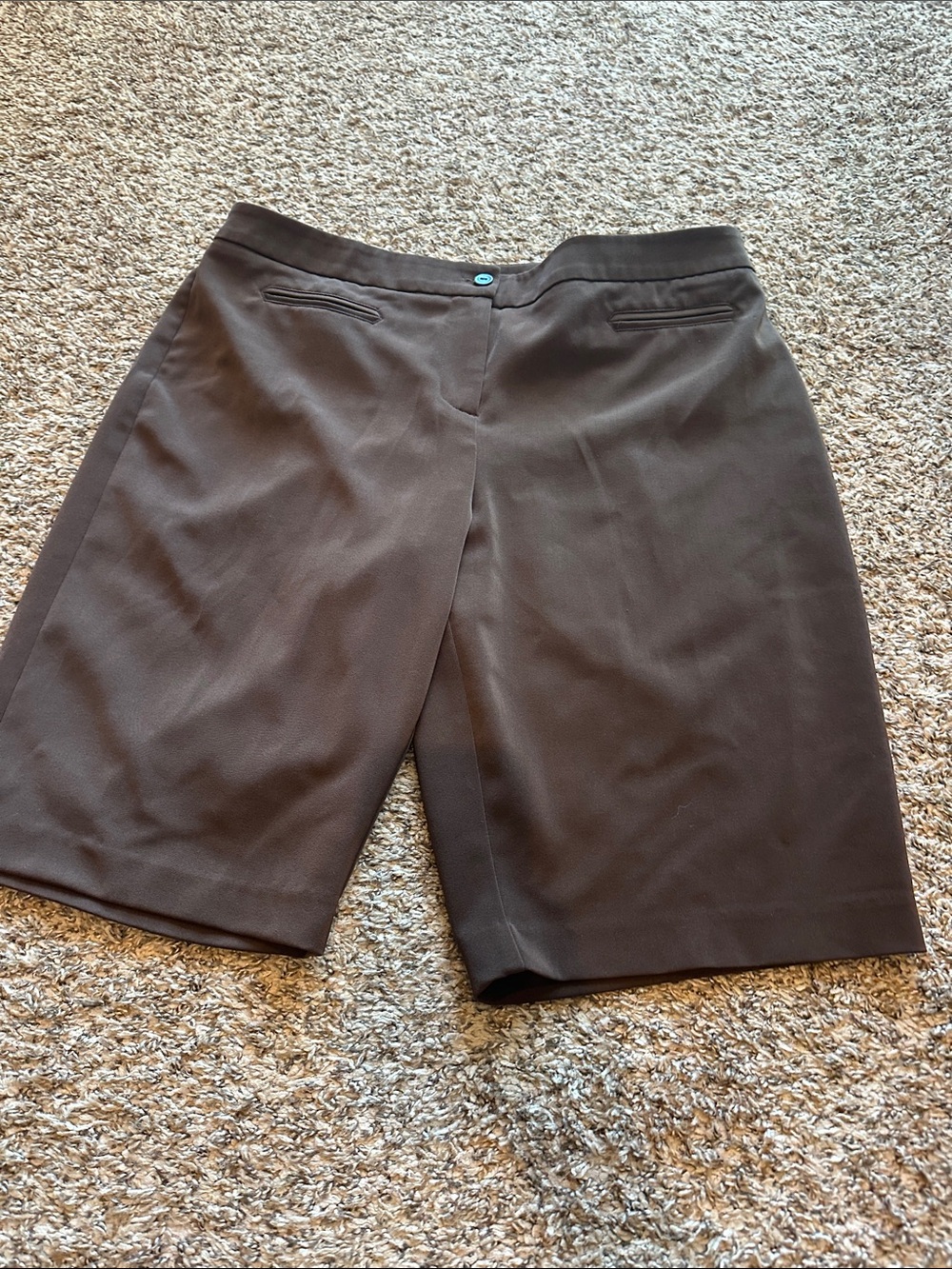 Chico's Dark Brown Bermuda Shorts
